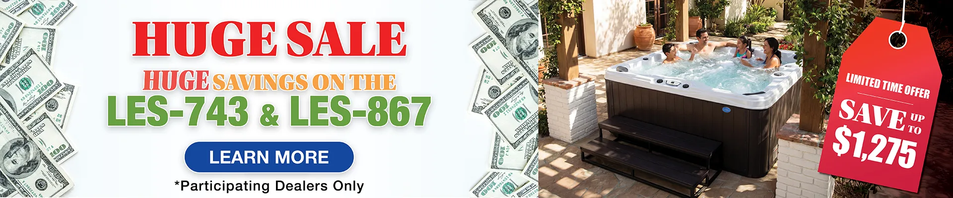 Calspas hot tub being used in a family setting - Greensboro